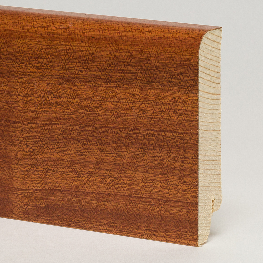 Плинтус деревянный Pedross махагон 2500×80×18