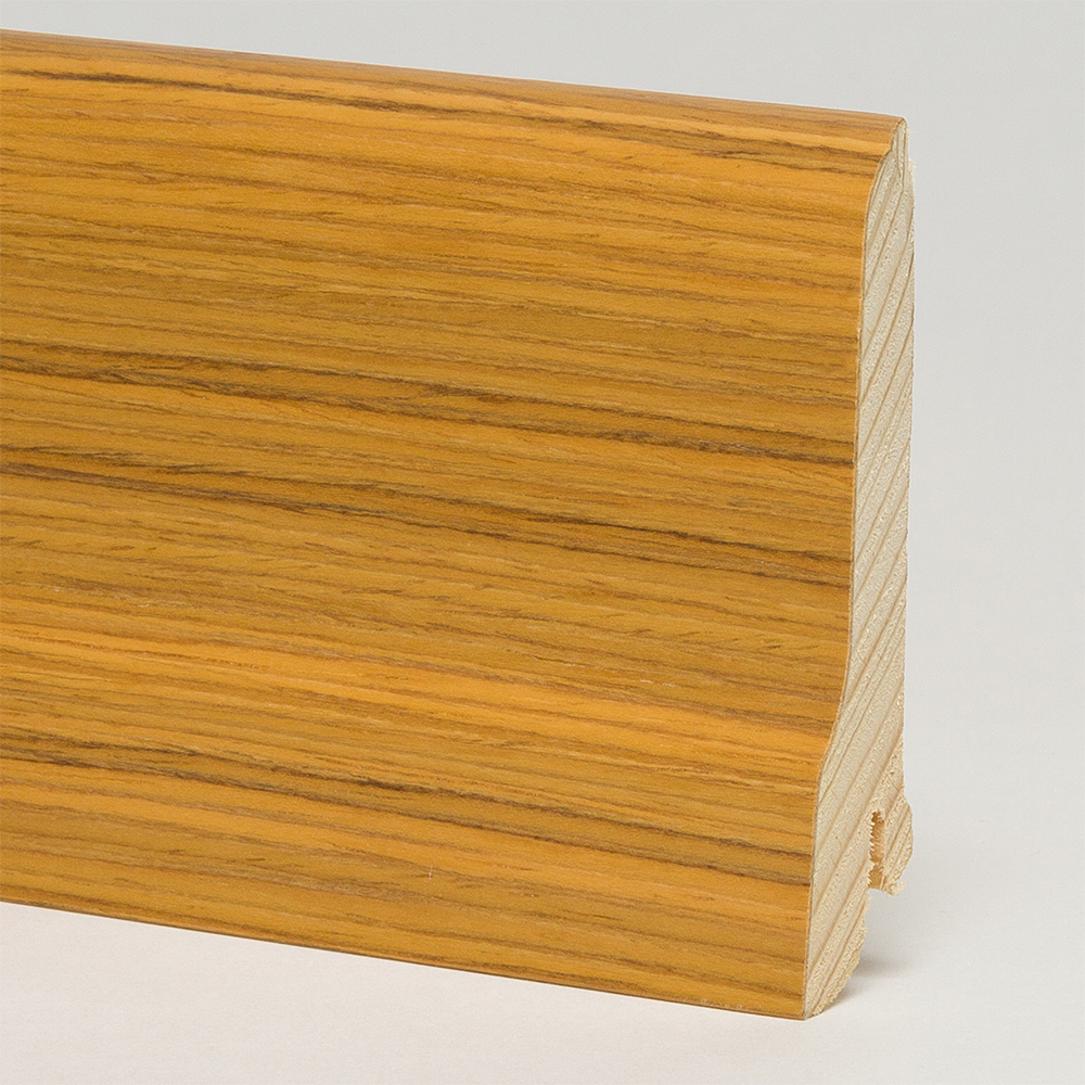 Плинтус деревянный Pedross тик 2500×80×20 Плинтус деревянный Pedross тик 2500×80×20