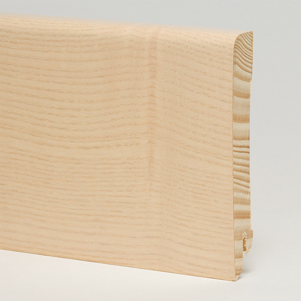 Плинтус деревянный Pedross ясень беленый 2500×95×15