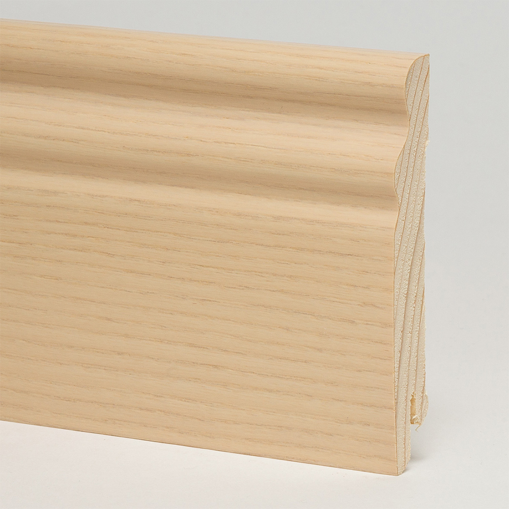 Плинтус деревянный Pedross ясень беленый SEG100 2500×95×15