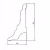 Плинтус деревянный Pedross дуб 2500×80×40