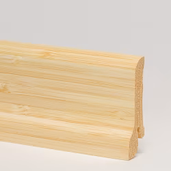 Плинтус деревянный Pedross бамбук светлый 2500×60×22