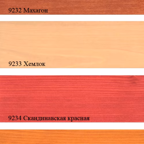 Однослойная лазурь Osmo Einmal-Lasur HS Plus 9235 Красный кедр 0,125 л