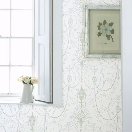 Краска Little Greene цвет Bone China Blue Pale 182 Absolute Matt 0,06 л