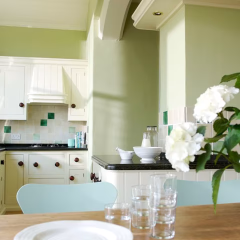 Краска Little Greene цвет Kitchen Green 85 Interior Oil Eggshell 1 л