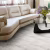 Пробковый пол клеевой Corkstyle Wood Oak Castle white 915×305×6 фото в интерьере