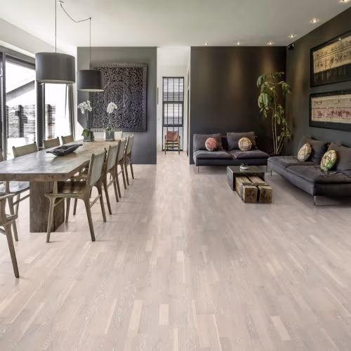 Паркетная доска Kahrs Гармония Дуб Известняк Limestone 153N0BEK0WKW240 Lively 2423×200×15