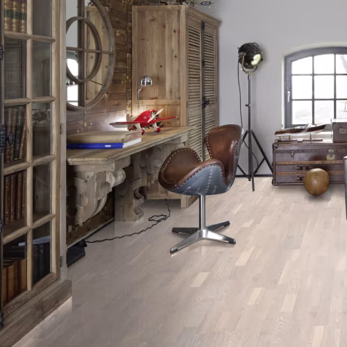 Паркетная доска Kahrs Гармония Дуб Известняк Limestone 153N0BEK0WKW240 Lively 2423×200×15