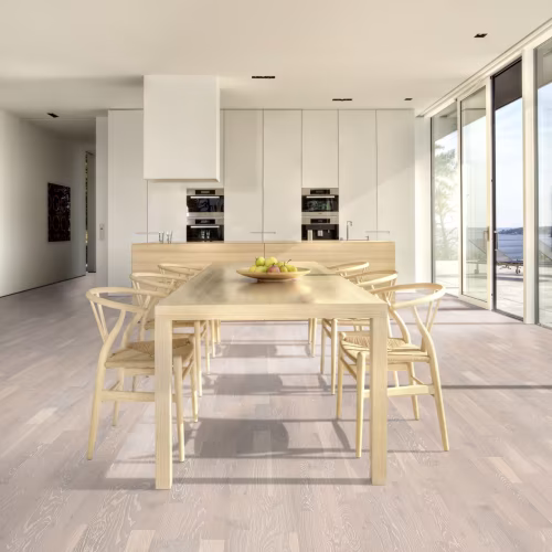 Паркетная доска Kahrs Гармония Дуб Известняк Limestone 153N0BEK0WKW240 Lively 2423×200×15