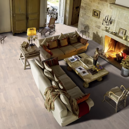 Паркетная доска Kahrs Гармония Дуб Сливки Cream 152N7BEK0WKW240 Variation 2423×200×15