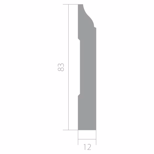 Плинтус под покраску Ultrawood Base 001 i 2000×83×12