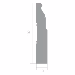 Плинтус под покраску Ultrawood Base 5032 i 2000×102×19