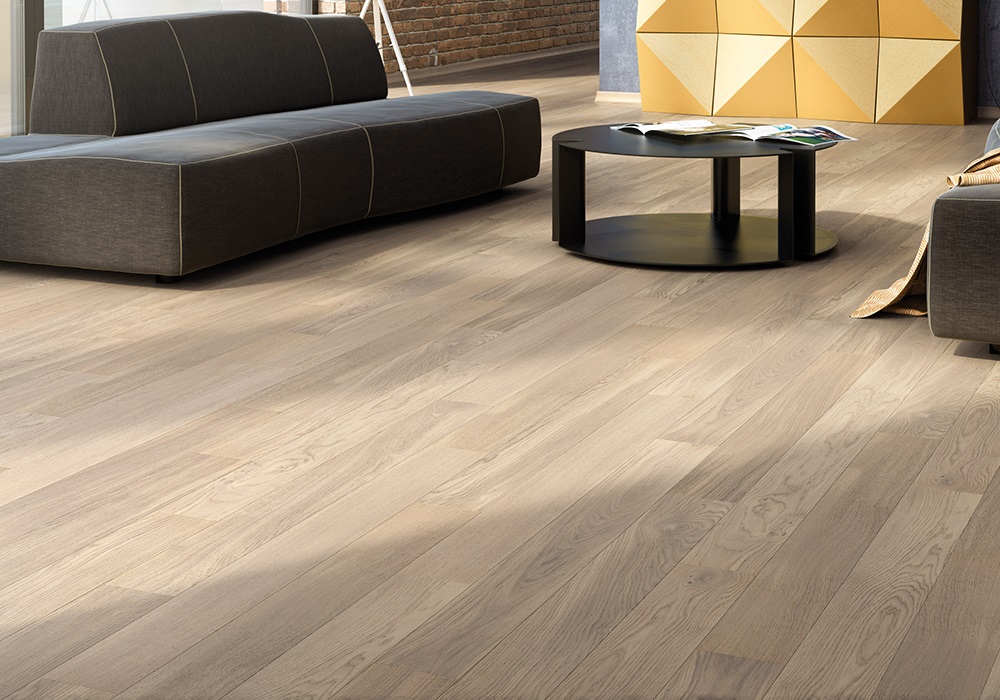 Паркетная доска Barlinek Pure дуб Apricot Sorbet Piccolo 1092×130×14