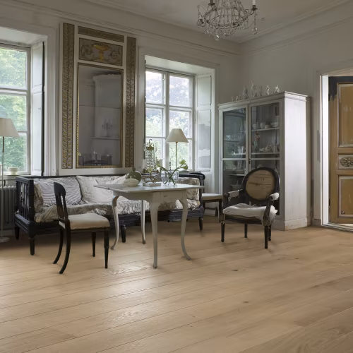 Паркетная доска Kahrs Новая классика Дуб Белый Nouveau White 151L8AEK1DKW240 Lively 2420×187×15