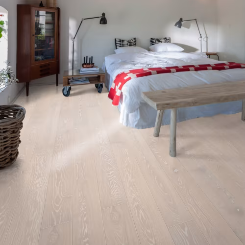 Паркетная доска Kahrs Новая классика Дуб Снег Nouveau Snow 151N8EEK0WKW220 Lively 2266×187×15