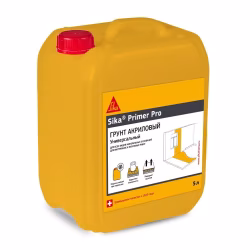 Грунтовка по стяжке Sika Primer Pro 497248 акриловая на водной основе 5 л