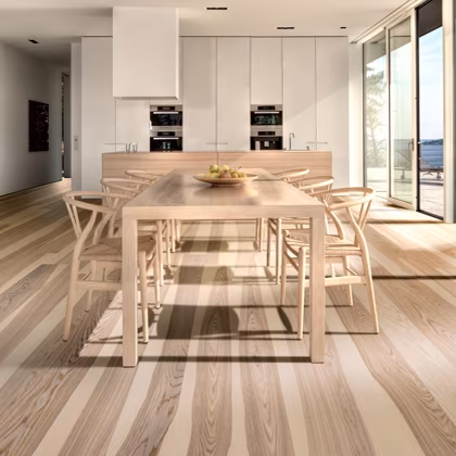 Паркетная доска Kahrs Песочная Ясень Сендвиг Sandvig 151L87AK0VKW220 Lively 2266×187×15