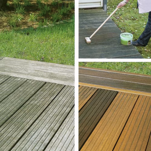 Гель для очищения посеревшей древесины Osmo Holz-Entgrauer Kraft Gel 6609 0,5 л