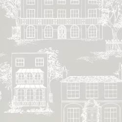 Обои Little Greene 20th Century Papers Hampstead - Cool Grey 0271HACOOLG