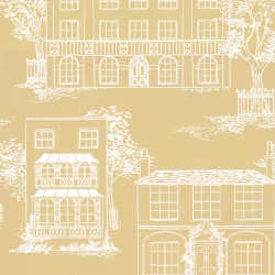 Обои Little Greene 20th Century Papers Hampstead − Yellow Apple 0271HAYELLO