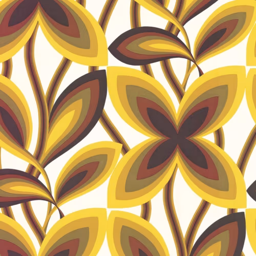 Обои Little Greene 20th Century Papers Starflower - Original 0280STORIGI