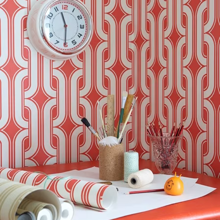 Обои Little Greene 20th Century Papers Lavaliers - Atomic 0280LAATOMI