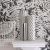 Обои Little Greene 20th Century Papers Fern - Off Black 0280FEOFFBL фото в интерьере