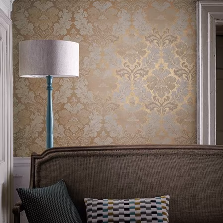 Обои Little Greene Revolution Papers Bonaparte − Pure Gold 0284BPPUREG