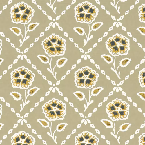 Обои Little Greene Revolution Papers Whitehall - Moutarde 0284WHMOUTA