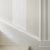 Обои Little Greene Painted Papers Broad Stripe - Icing 0286BSICING фото в интерьере