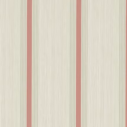 Обои Little Greene Painted Papers Cavendish Stripe - Brush Red 0286CVBRRED