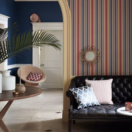 Обои Little Greene Painted Papers Colonial Stripe - Morocco 0286CLMOROC