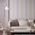 Обои Little Greene Painted Papers Tented Stripe - Dawn 0286TSDAWNZ фото в интерьере