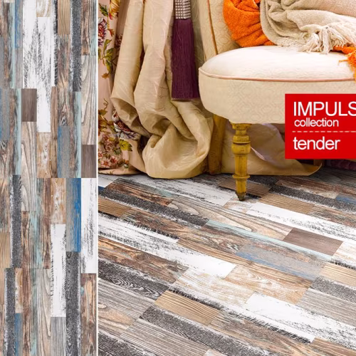 Пробковый пол клеевой Corkstyle Impuls Tender 915×305×6