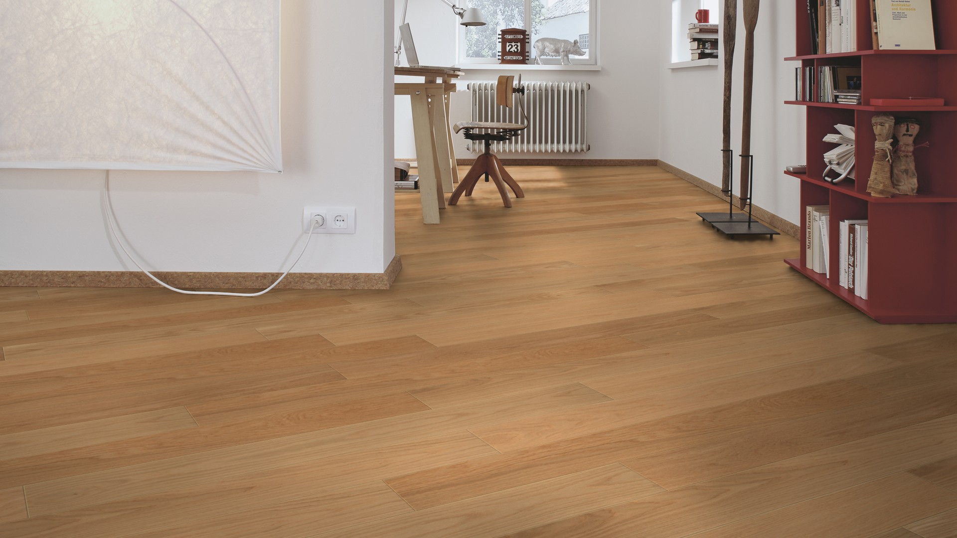 Паркетная доска Meister PS 300 Residence Дуб Гармония 8027 1187×142×13 фото в интерьере