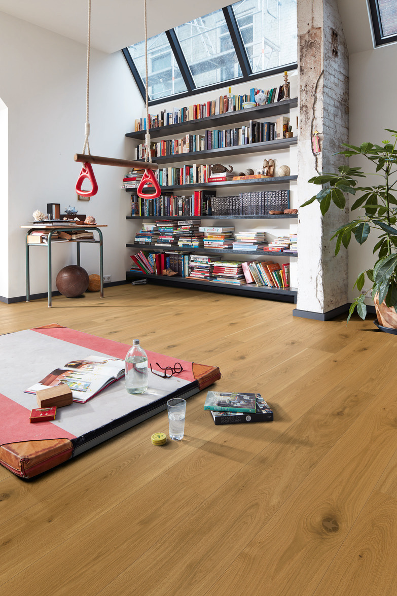 Паркетная доска Meister PD 200 Classic Дуб Рустик 8137 2200×180×13 фото в интерьере