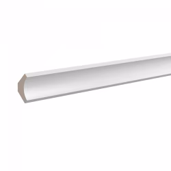 Потолочный плинтус под покраску Ultrawood CR 0012 W 2440×45×45