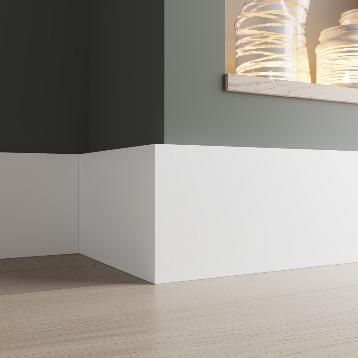 Профиль под покраску Ultrawood BO 4218 2440×115×18 фото в интерьере Профиль под покраску Ultrawood BO 4218 2440×115×18 фото в интерьере