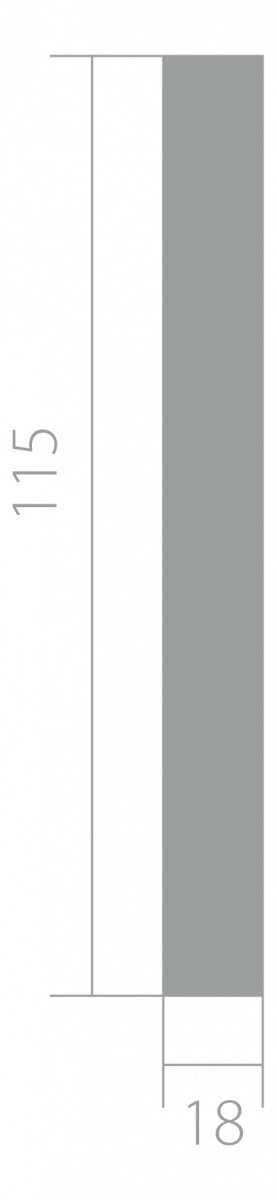 Профиль под покраску Ultrawood BO 4218 2440×115×18 Профиль под покраску Ultrawood BO 4218 2440×115×18