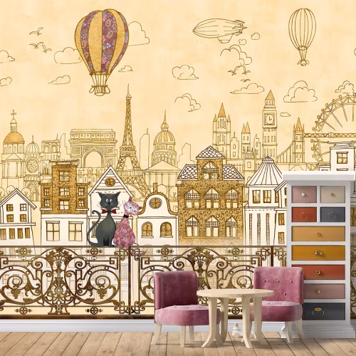 Панно Affresco Сказки SN628-COL1 2x2,68 м