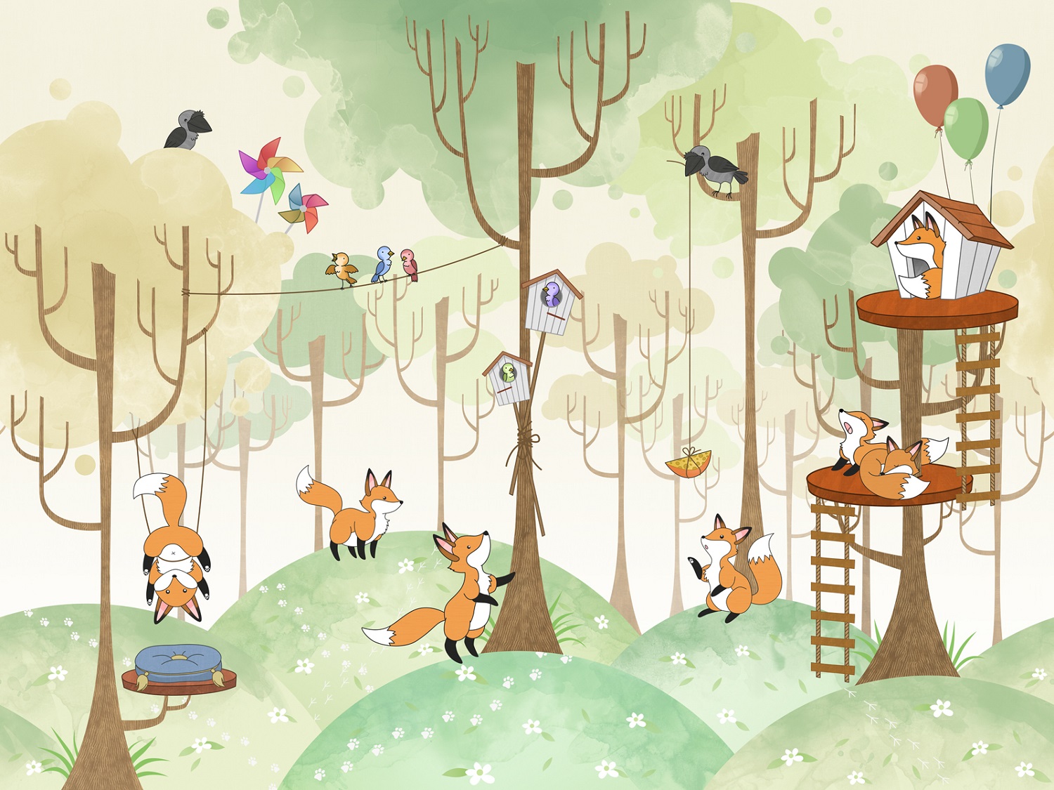 Панно Affresco Сказки IL635-COL1 2x2,68 м