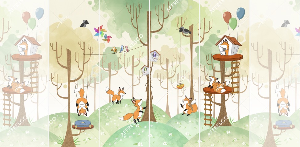 Панно Affresco Сказки IL635-COL1 2x2,68 м