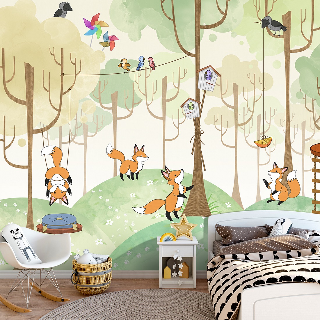 Панно Affresco Сказки IL635-COL1 2x2,68 м фото в интерьере