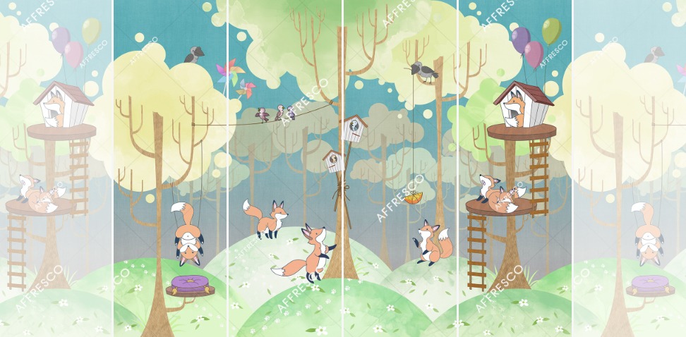 Панно Affresco Сказки IL635-COL2 2x2,68 м