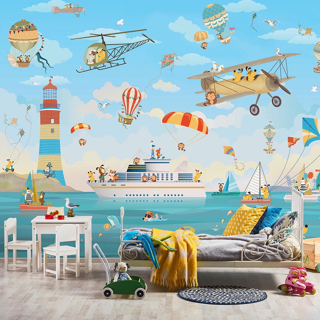 Панно Affresco Сказки ZK640-COL1 2x2,68 м фото в интерьере