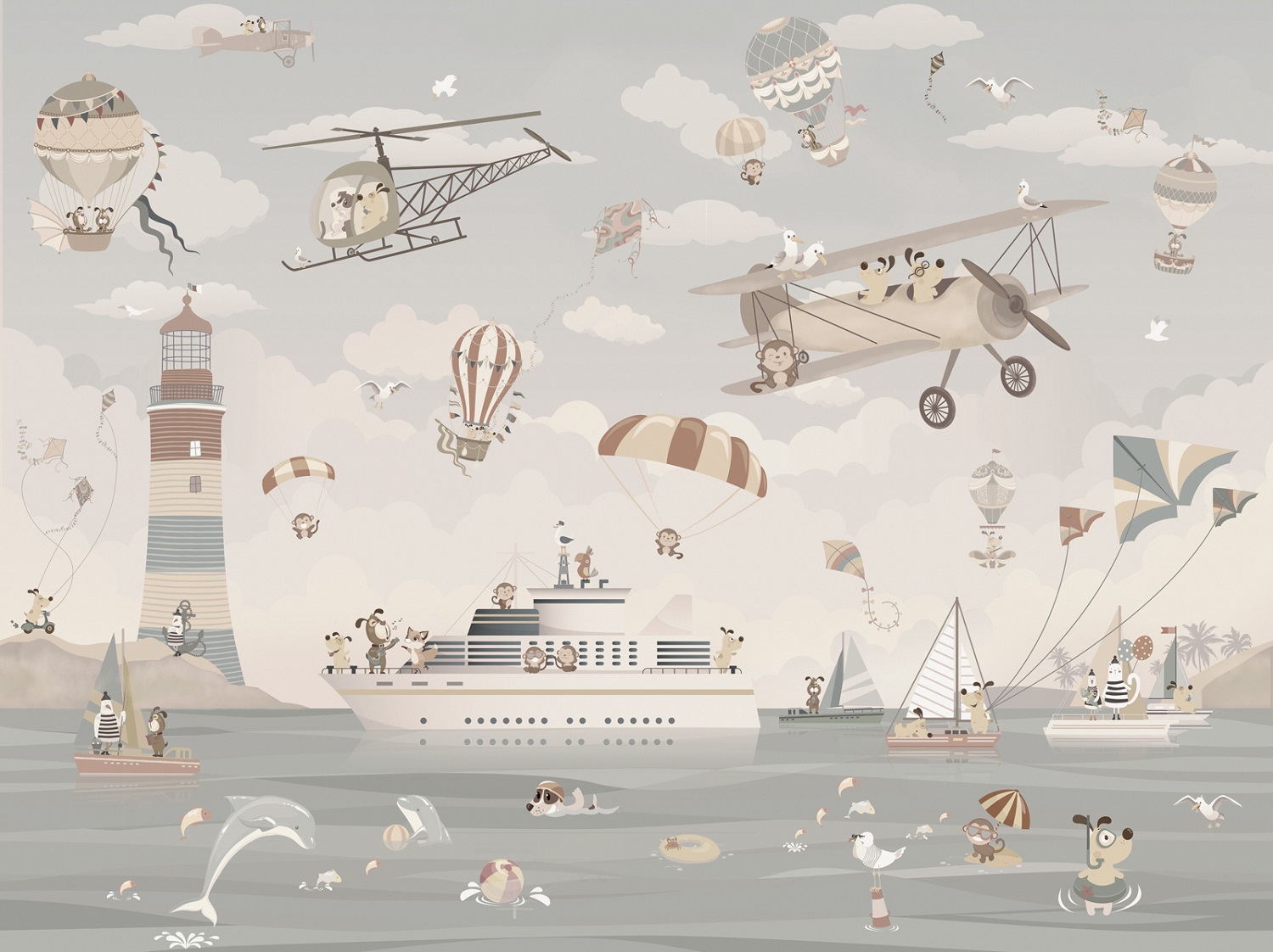 Панно Affresco Сказки ZK640-COL2 2x2,68 м