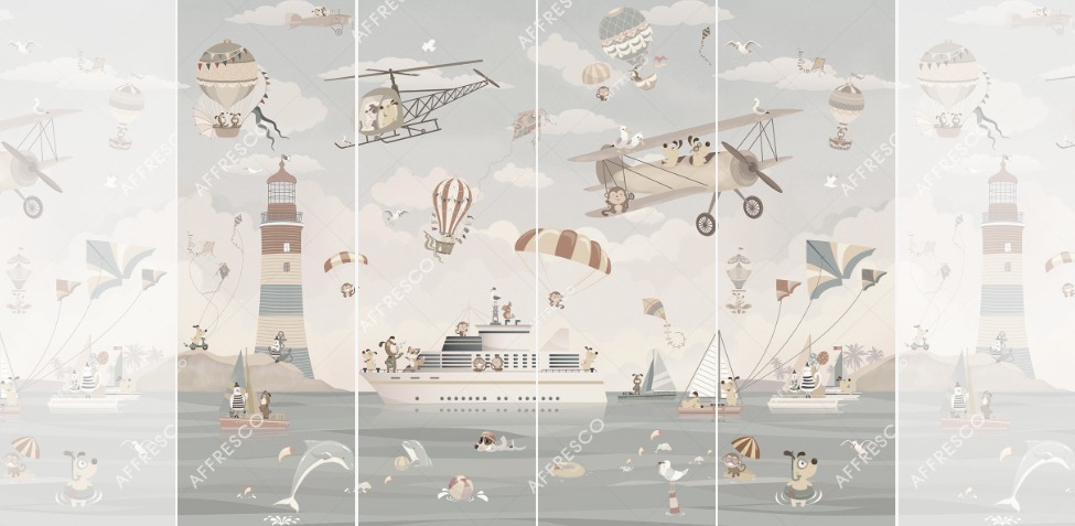 Панно Affresco Сказки ZK640-COL2 2x2,68 м