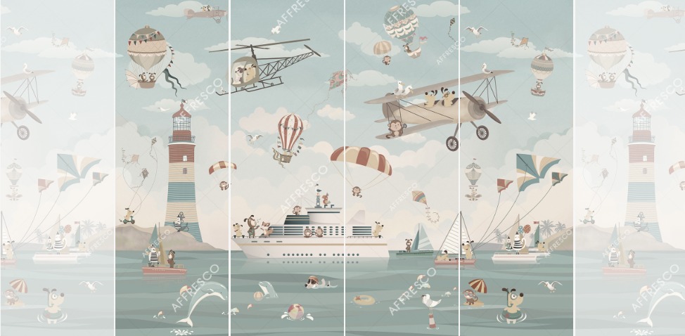 Панно Affresco Сказки ZK640-COL3 2x2,68 м