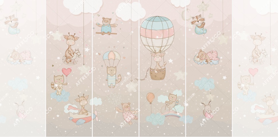 Панно Affresco Сказки ZK637-COL1 2x2,68 м