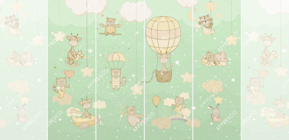 Панно Affresco Сказки ZK637-COL3 2x2,68 м